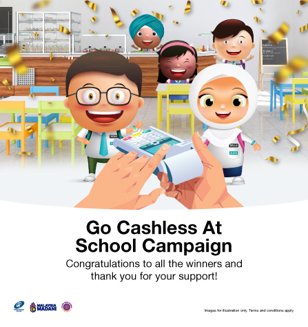 Go Cashless at School Campaign – Winners’ announcement | BSN Malaysia